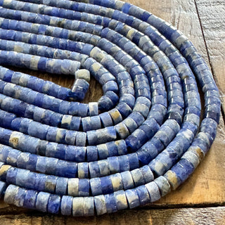 Sodalite Heishi Bead Strand - 4x2mm