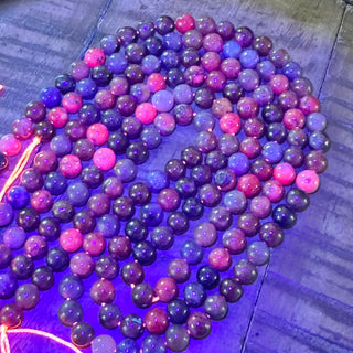 Ruby & Sapphire Bead Strands - 6mm