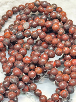 Brecciated Jasper Beads Strand - 6mm - 8mm