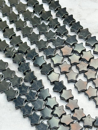 Onyx Star Beads Strand - 6mm