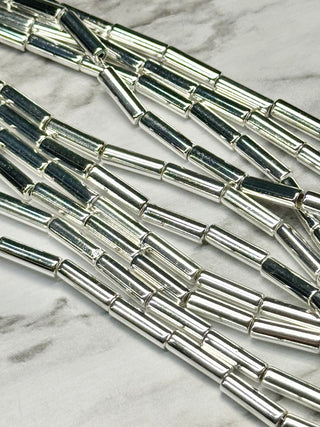 Hematite Column Beads Strand - 13x4mm - Multiple Colors
