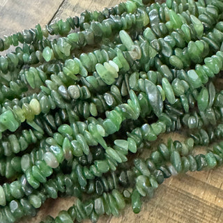 Jade Chip Bead Strand - 5-8mm