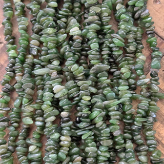 Jade Chip Bead Strand - 5-8mm