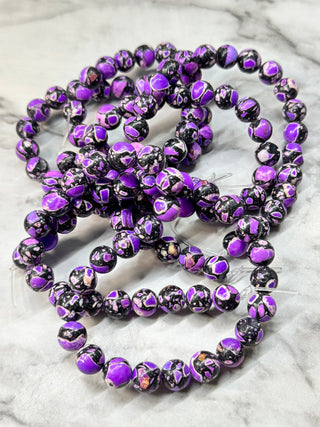 Howlite Bead Strand - 8mm