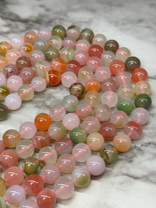 Yan Yuan Agate Bead Strand - 6mm - 10mm