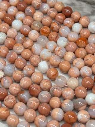 Cotton Candy Pink Agate - 6mm - 8mm