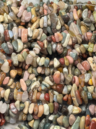 Alashan Agate Bead Chip Strand - 5-8mm