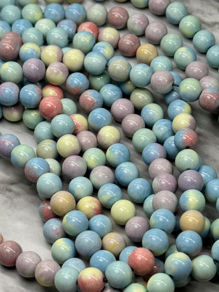 Rainbow Alashan Agate Beads Strand - 8mm