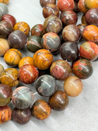 Picasso Jasper Bead Strands - 4mm - 6mm - 8mm - 12mm