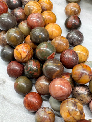 Picasso Jasper Bead Strands - 4mm - 6mm - 8mm - 12mm