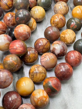 Picasso Jasper Bead Strands - 4mm - 6mm - 8mm - 12mm