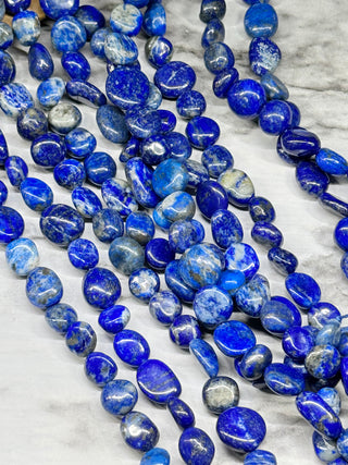 Lapis Lazuli Nugget Beads Strand - 8-11mm