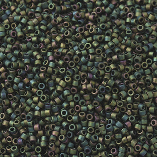 DB0327 - Matte Metallic Dark Green Iris - Miyuki Delica 11/0
