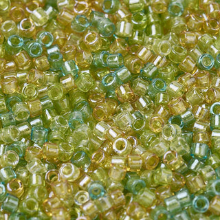 DB0983 - Sparkling Lined Lemon Lime Mix - Miyuki Delica 11/0