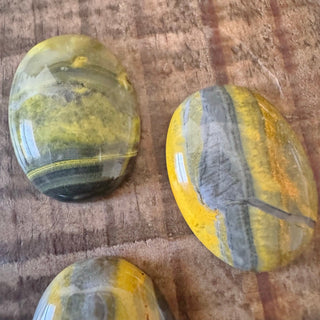 22x30mm Oval Grade A Bumblebee Jasper Cabochon