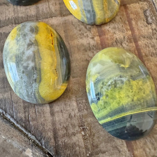 22x30mm Oval Grade A Bumblebee Jasper Cabochon