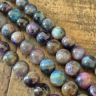 Galaxy Tigers Eye Beads Strand - 6mm