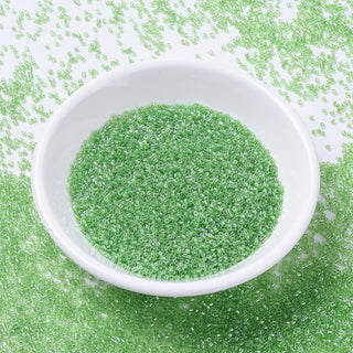 Miyuki Round Delica Beads (DB1226) - 11/0 - Transparent Lime Luster - 10g Tube