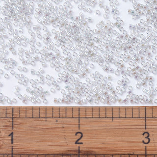 Miyuki Round Delica Beads (DB1251) - 11/0 - Transparent Gray Mist - 10g Tube