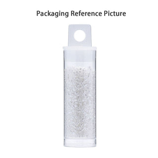 Miyuki Round Delica Beads (DB1475) - 11/0 - Transparent Pale Sky Blue Luster - 10g Tube