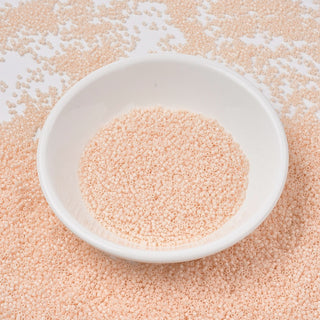 Miyuki Round Delica Beads (DB1492) - 11/0 - Opaque Light Peach - 10g Tube