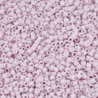 Miyuki Round Delica Beads (DB1514) - 11/0 - Matte Opaque Pale Rose - 10g Tube