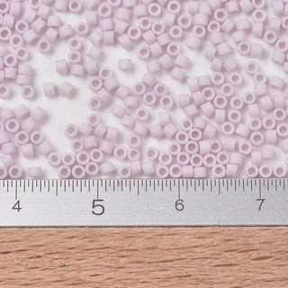 Miyuki Round Delica Beads (DB1514) - 11/0 - Matte Opaque Pale Rose - 10g Tube