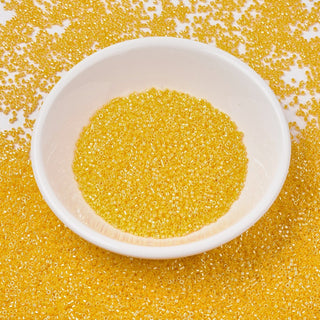 Miyuki Round Delica Beads (DB1562) - 11/0 - Opaque Canary Luster - 10g Tube