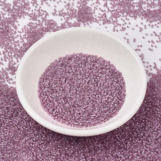 Miyuki Round Delica Beads (DB1752) - 11/0 - Sparkling Orchid Lined Opal - 10g Tube