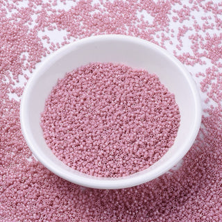 Miyuki Round Delica Beads (DB1906) - 11/0 - Opaque Rosewater - 10g Tube