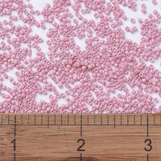 Miyuki Round Delica Beads (DB1906) - 11/0 - Opaque Rosewater - 10g Tube