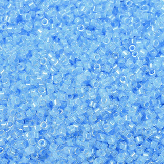 Miyuki Round Delica Beads (DB2039) - 11/0 - Luminous Ocean Blue - 10g Tube