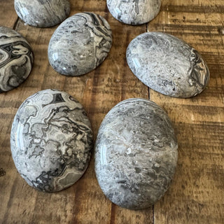 30x40mm Oval Crazy Lace Agate Cabochon