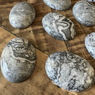 30x40mm Oval Crazy Lace Agate Cabochon