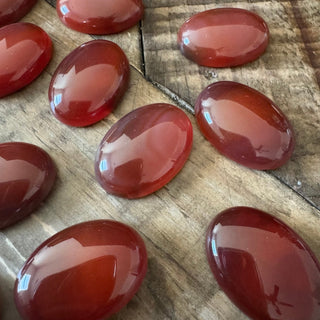 Oval Carnelian Cabochon 25x18mm