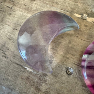 Moon Fluorite Cabochons 3 Piece Set