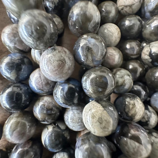 8mm Gray Opal Bead Strand