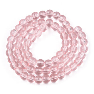6mm Transparent Glass Bead Strand