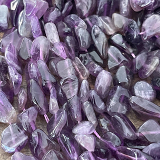 5-12mm Natural Amethyst Nugget Bead Strands