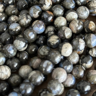 8mm Gray Opal Bead Strand