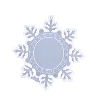Christmas Snowflake Photo Frame Silicone Mold