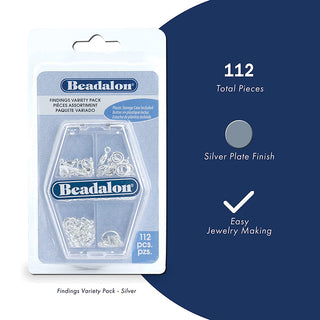 Beadalon Findings Variety Pack  - 112pc