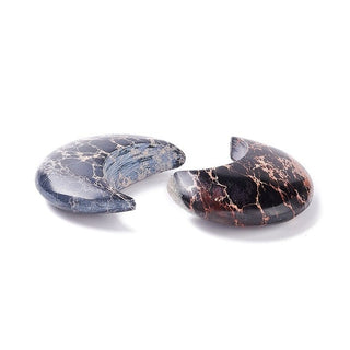 Moon Imperial Jasper Cabochon 25x30mm