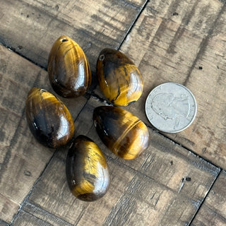 Natural Egg Stone Pendants - Perfect for jewelry making