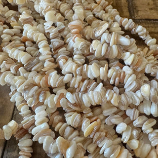 Freshwater Shell Chip Bead Strand - 5-8mm