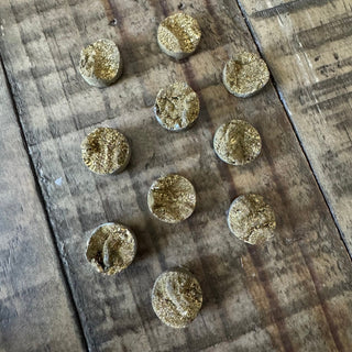 12mm Dome Electroplated Natural Druzy Agate Cabochon