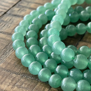 Green Aventurine Bead Strands - 4mm - 6mm - 8mm - 10mm - 12mm