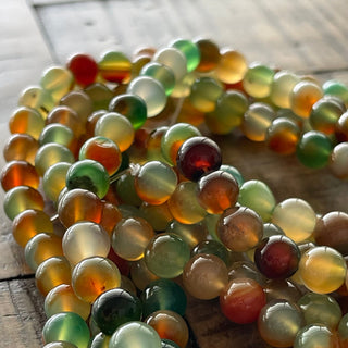 Peacock Agate Bead Strand - 4mm - 6mm - 8mm -10mm