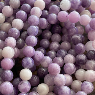 Lepidolite Bead Strand - 4mm - 6mm - 8mm