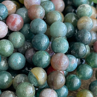 Indian Agate Bead Strand - 4mm - 6mm - 8mm - 10mm